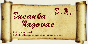 Dušanka Magovac vizit kartica